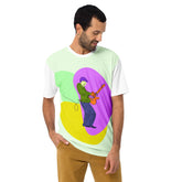 Electric Guitar Man Men's T-Shirt Front View